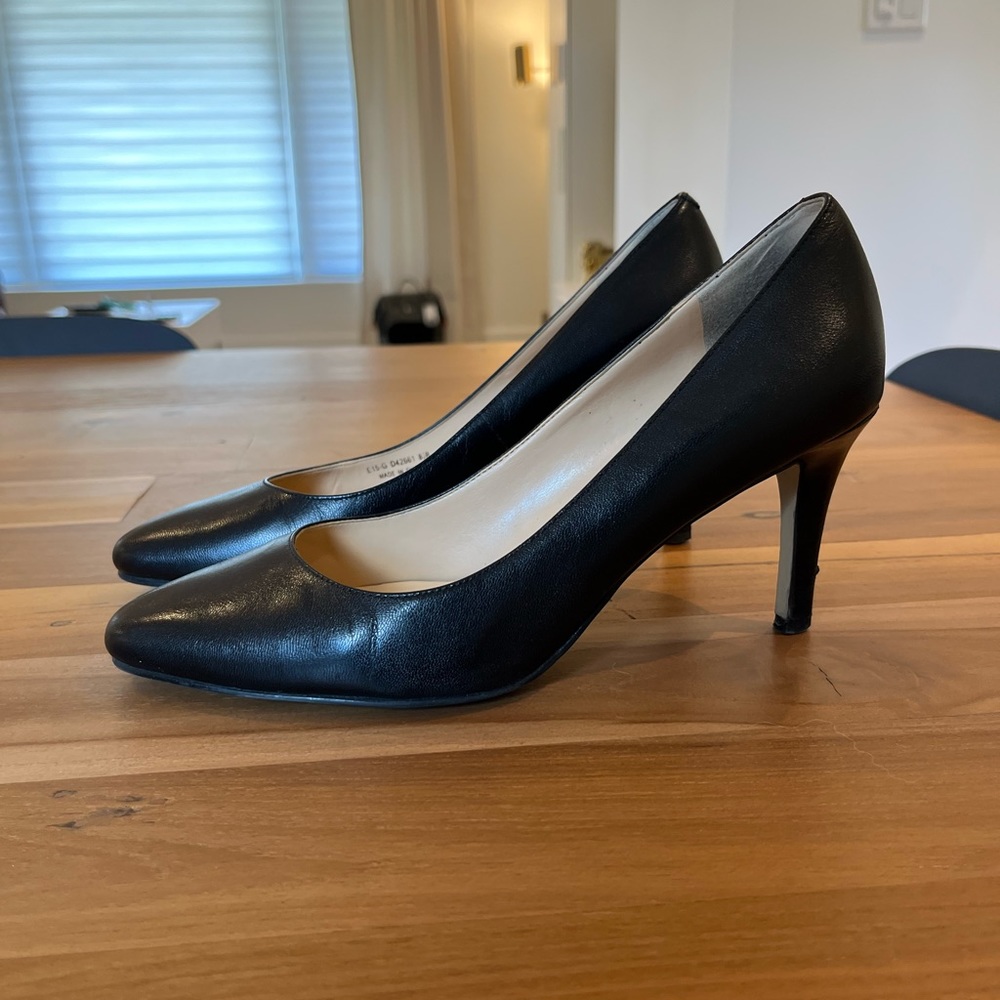 Cole Haan classic black pumps genuine leather